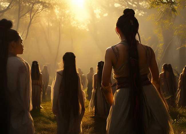 历史传说故事 - 马尾绣的历史传说故事