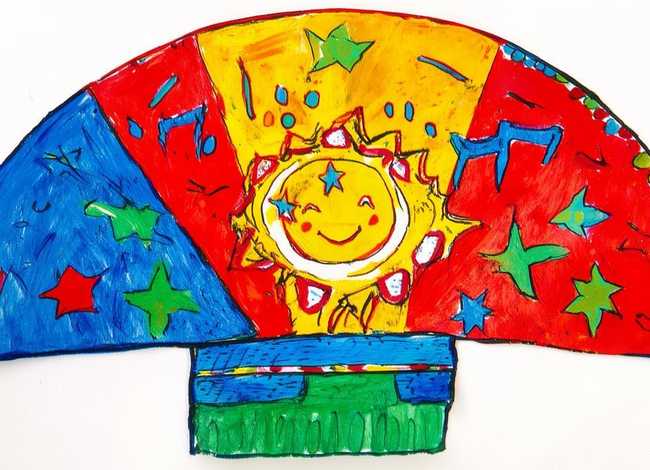 儿童画团扇简单图案(儿童画团扇简单图案图片) 儿童画团扇简单图案(儿童画团扇简单图案图片)