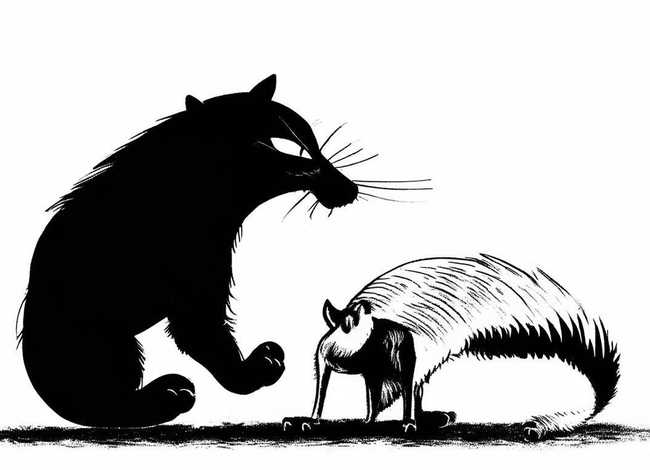 狐假虎威的寓言故事简笔画 狐假虎威的寓言故事简笔画图片