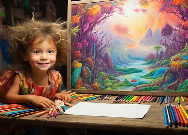 童话故事儿童绘画作品 - 儿童童话故事绘画作品图片