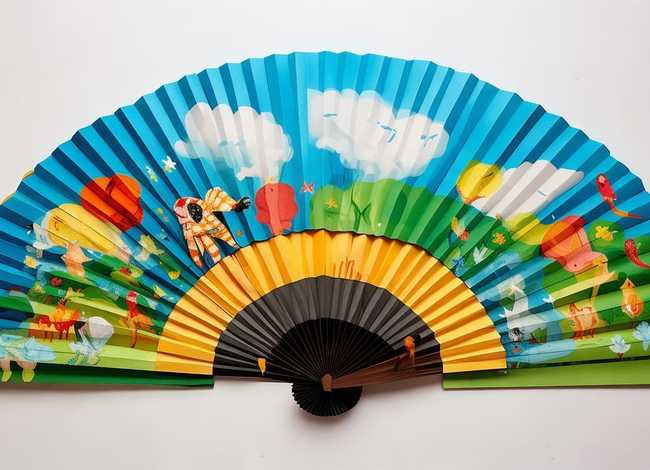 儿童创意扇子画教案，儿童创意扇子画教案中班