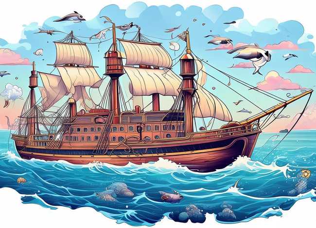 轮船绘本故事、轮船绘本故事图片大全