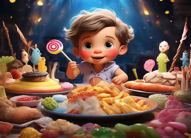 吃东西儿童故事 吃东西的绘本故事