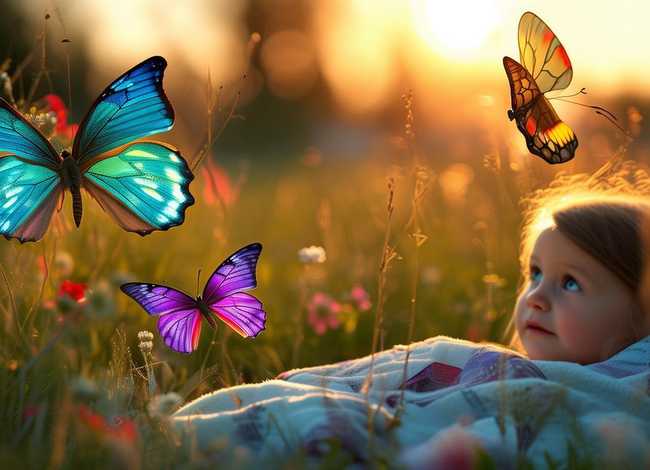 儿童三只蝴蝶故事 三只蝴蝶故事 睡前故事
