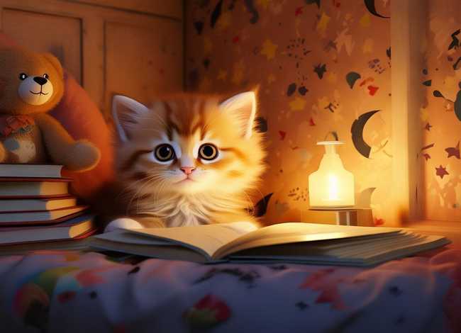 儿童睡前故事猫的故事（宝宝睡前故事小猫的故事）