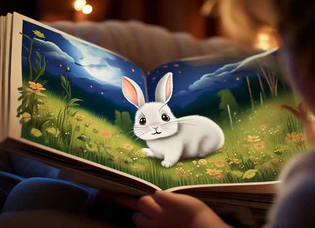 小白兔故事儿童睡前故事 - 小白兔故事睡前故事书