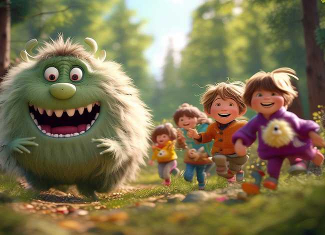 儿童故事怪兽吃小朋友 - 幼儿故事怪兽吃小鸡