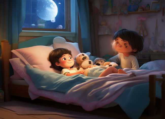 小孩睡觉的故事 - 哄3岁小孩睡觉的故事