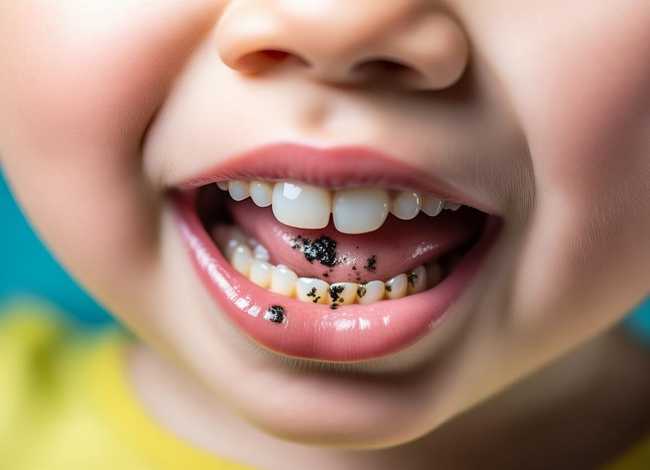 儿童牙菌斑发黑是什么原因(儿童牙菌斑的原因) 儿童牙菌斑发黑是什么原因(儿童牙菌斑的原因)