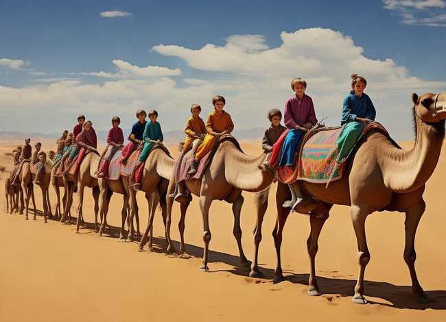 童年的骆驼队课文 童年的骆驼队课文内容