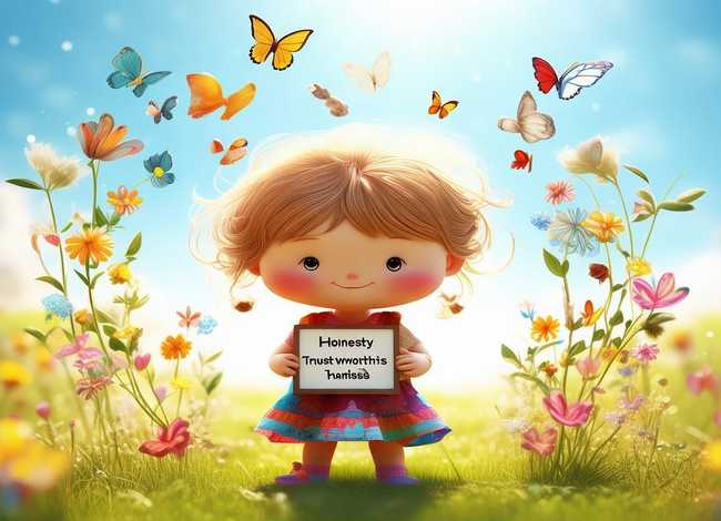 诚实守信儿童画 - 诚实守信的画怎么画又简单又漂亮