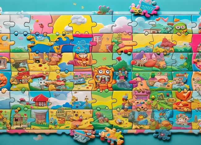 幼儿故事拼图、幼儿故事拼图图片