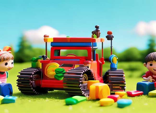 履带车儿童故事；儿童履带车制作