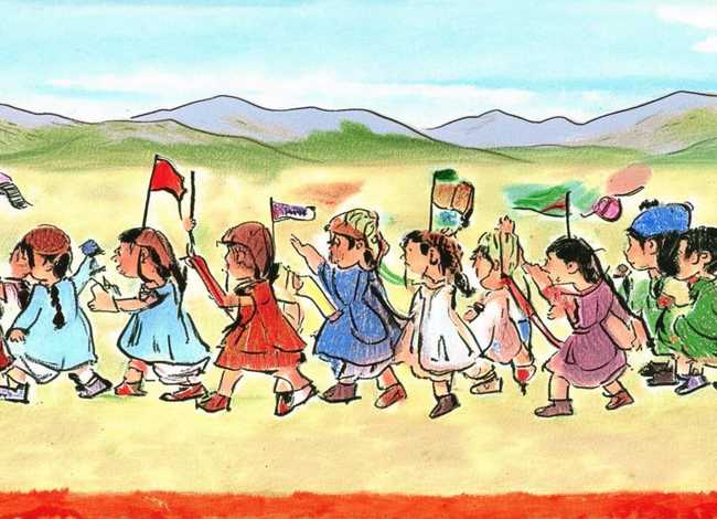 中国革命历史故事儿童画，中国革命史小故事小漫画