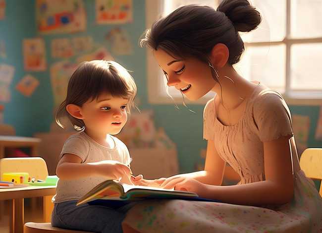 关于老师的故事儿童 - 关于老师的幼儿故事