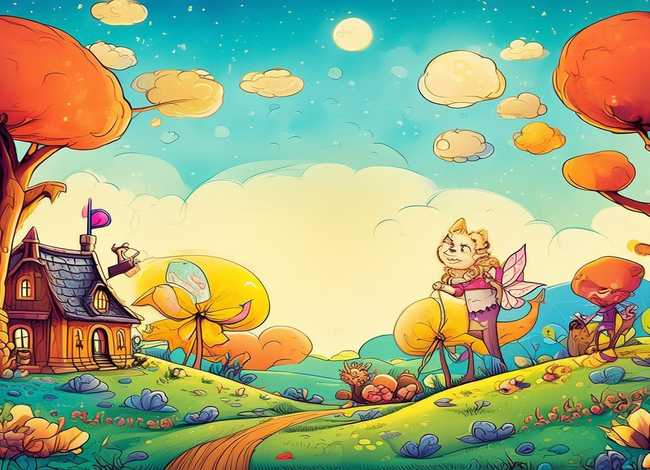 四年级童话故事绘本绘画作品；童话故事绘本绘画作品