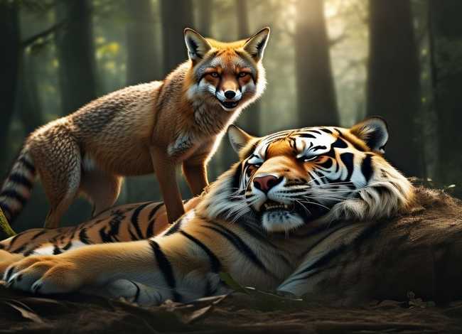 寓言故事狐假虎威完整版；寓言故事狐假虎威完整版免费阅读