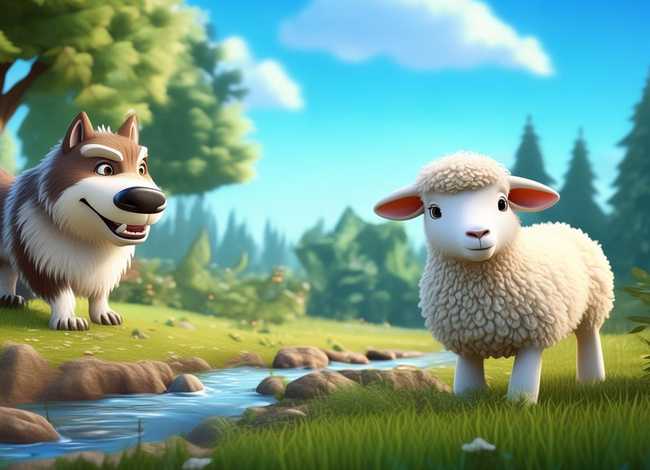 儿童故事狼和小羊视频（幼儿故事狼和小羊文字版视频）