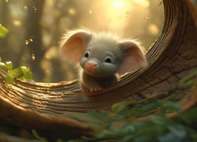 儿童故事小老鼠钻进大象鼻子，小老鼠钻进大象的鼻子故事