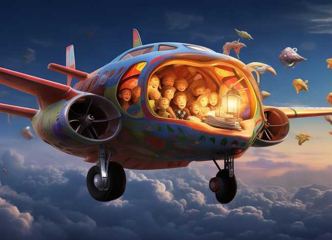 飞机儿童故事 - 飞机故事幼儿睡前故事文字