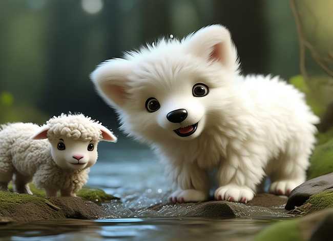 儿童故事狼和小羊的故事，狼和小羊的幼儿故事