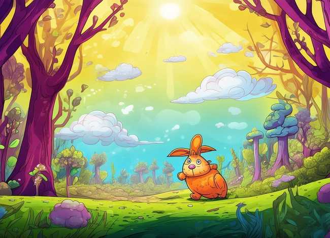 儿童图画故事素材图片 - 儿童图画绘本图片