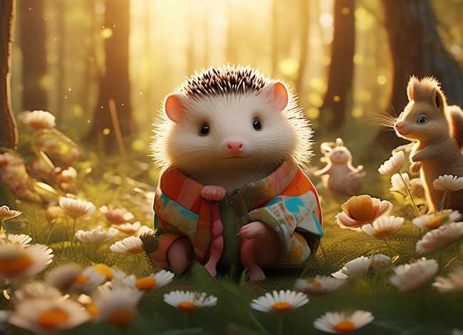 刺猬的儿童故事文字（小刺猬的故事文字版）