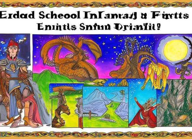 英语神话故事手抄报初中 英语神话故事手抄报初中版