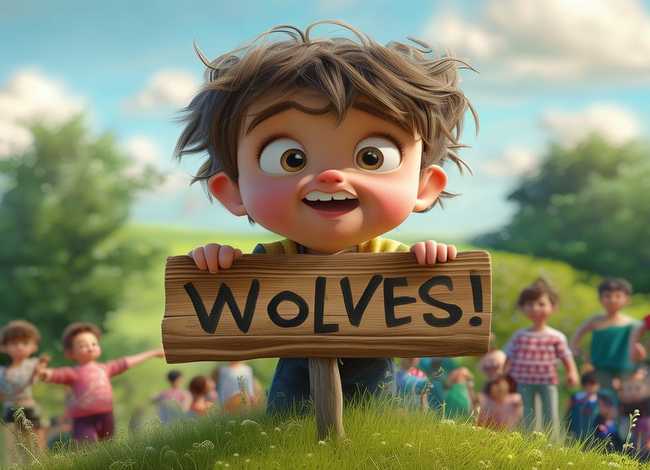 狼来了的故事儿童版 - 少儿故事狼来了的故事
