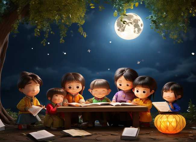 儿童中秋节古诗简单；少儿中秋节古诗