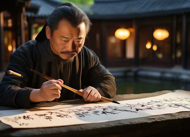 王羲之的故事墨池图（王羲之的故事墨池图片）