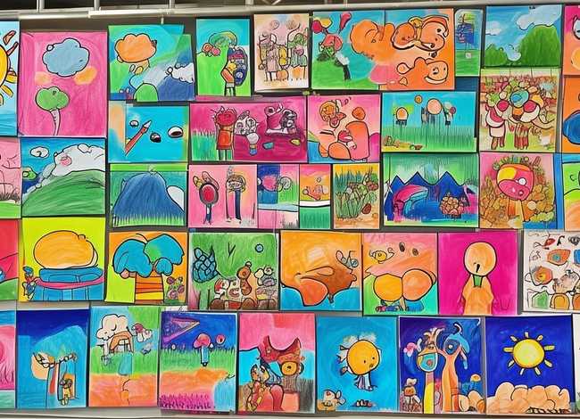 模特儿童画图片 - 模特儿童画图片大全