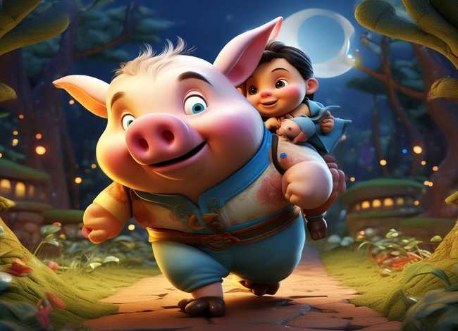 儿童睡前故事全集猪八戒背媳妇;幼儿故事 猪八戒背媳妇 儿童睡前故事全集猪八戒背媳妇;幼儿故事 猪八戒背媳妇