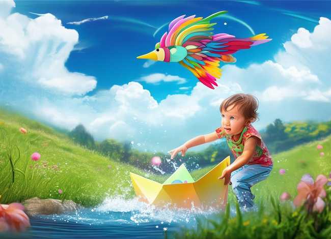 儿童童话故事纸船和风筝全部 - 幼儿故事纸船和风筝