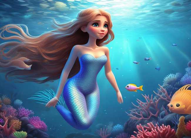 美人鱼的故事儿童睡前童话故事、少儿睡前故事美人鱼的故事