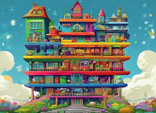 儿童故事书一百层的房子、一百层的房子绘本故事在线听