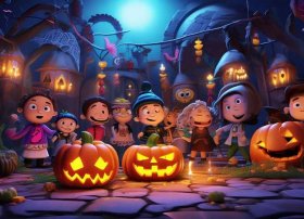 万圣节动画片儿童故事，动画片万圣节的故事？