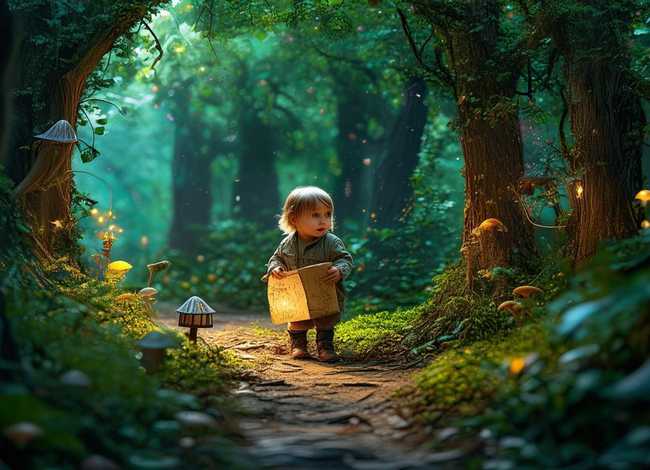 儿童故事秘密的小路 - 秘密小路绘本故事