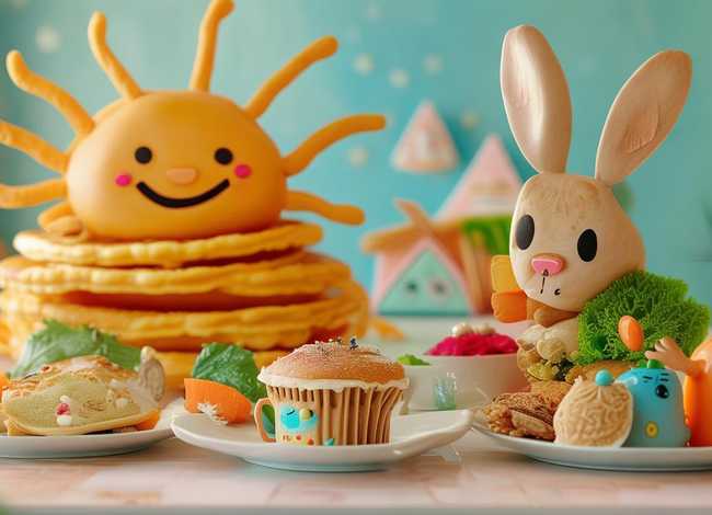 儿童可爱早餐 儿童可爱早餐文案