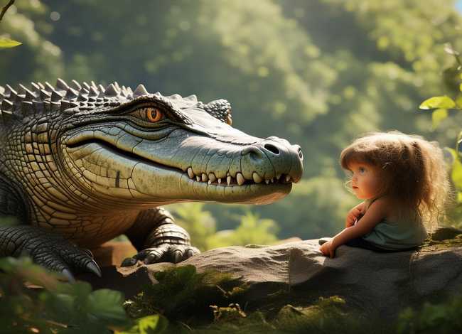 儿童故事鳄鱼的眼泪听力 鳄鱼的眼泪这个故事给我听