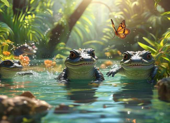 鳄鱼的儿童故事 鳄鱼的幼儿故事