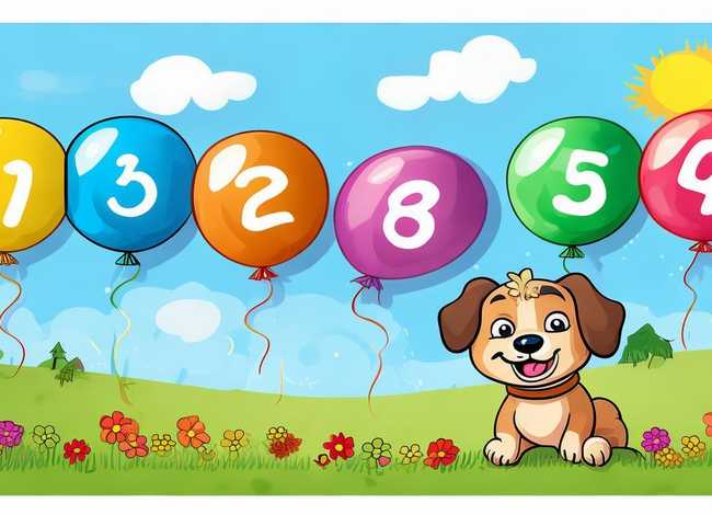 儿童数字1到10描写可打印 - 儿童描写数字 可打印