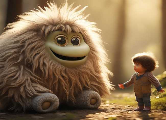 儿童故事怪兽也温柔（怪兽也温柔绘本）