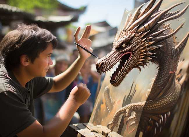 画龙点睛成语故事图片、画龙点睛成语故事图片大全