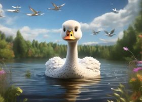 丑小鸭的故事儿童版英语；丑小鸭的故事英语版简短点