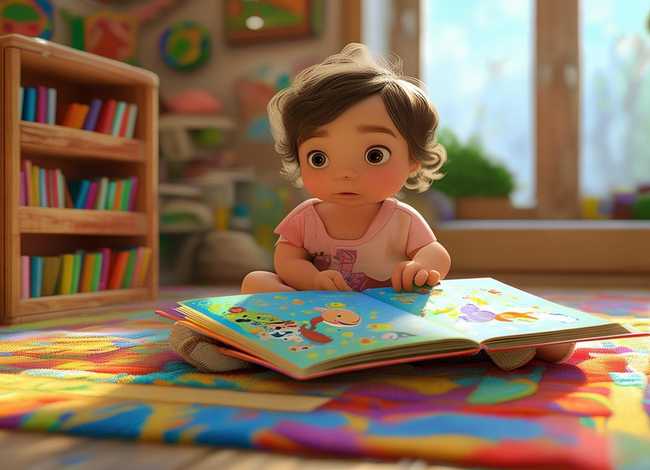 读书的故事儿童画、简单又好画的读书故事