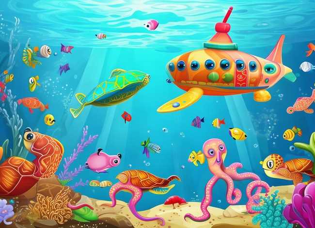 儿童喜欢海底探险故事；海底探险幼儿故事