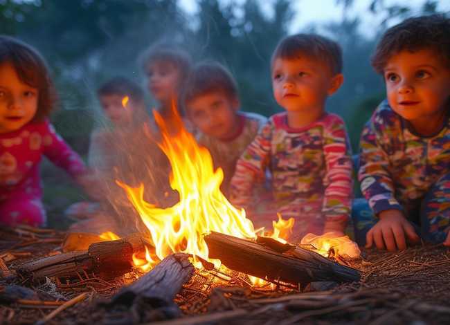 儿童故事着火 - 幼儿火灾故事