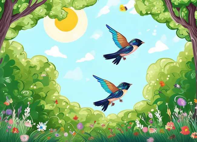 燕子的绘本故事，燕子的绘本故事图片