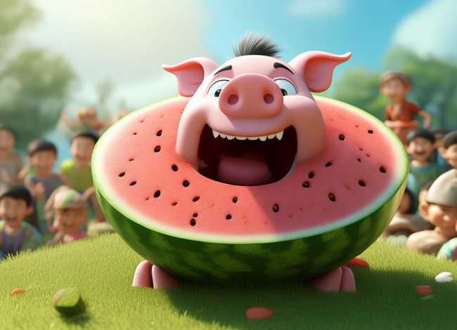 儿童故事猪八戒吃西瓜（少儿故事猪八戒吃西瓜）